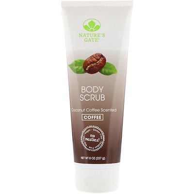 Nature's Gate Body Scrub, Coffee, Coconut Coffee Scented, 8 oz (227 g)