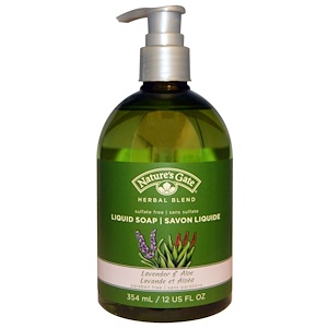 Отзывы о Натурес гате, Herbal Blend, Liquid Soap, Lavender & Aloe, 12 fl oz (354 ml)