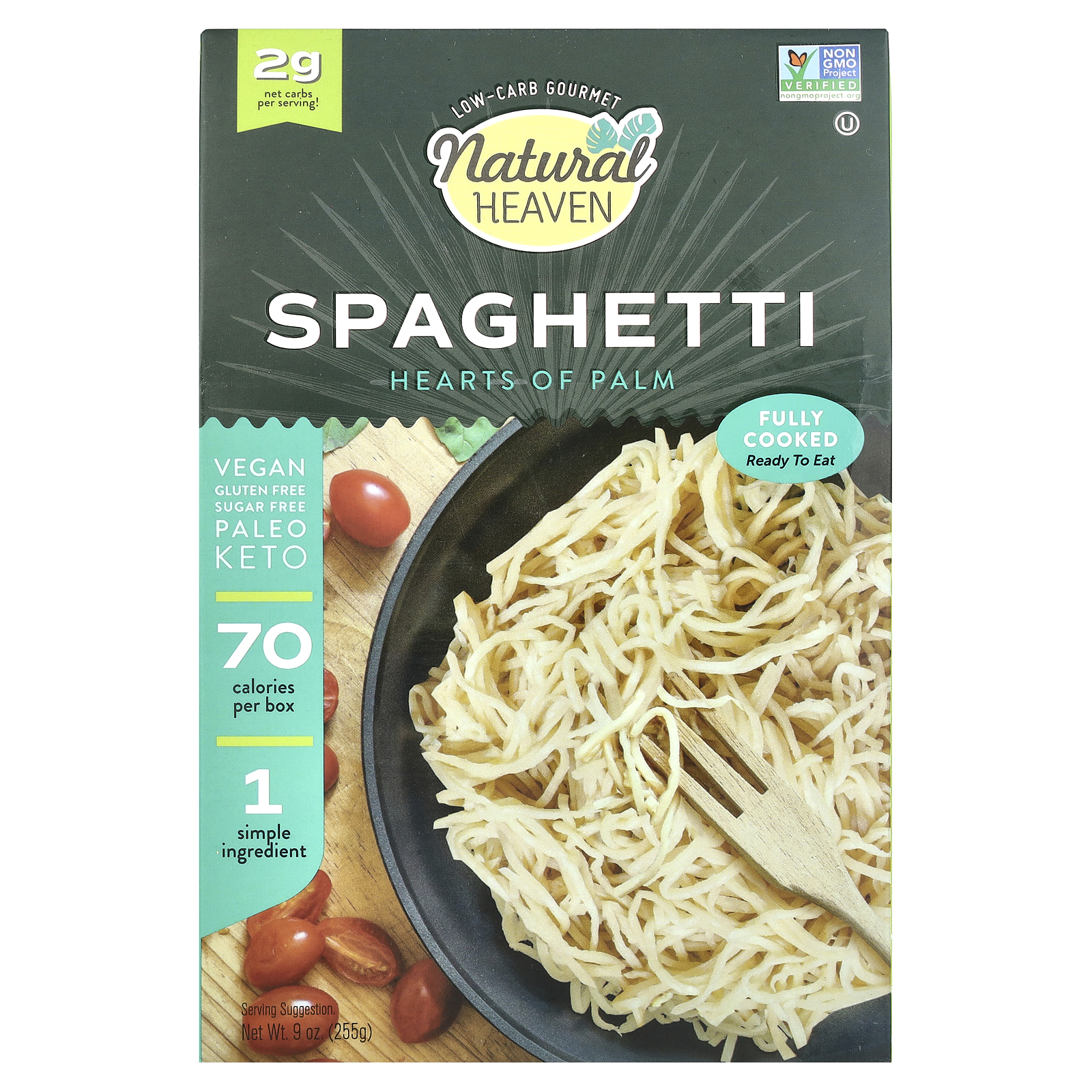 Пальмовые сердечки, спагетти, 9 унций (255 г)