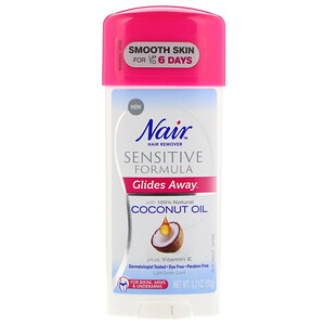 Отзывы о Nair, Hair Remover, Glides Away, Sensitive Formula, For Bikini, Arms & Underarms, 3.3 oz (93 g)
