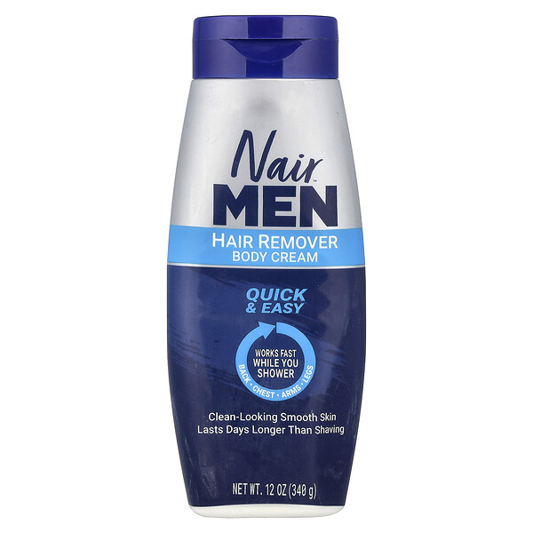 Nair Men, Hair Remover Body Cream, 12 oz (340 g)