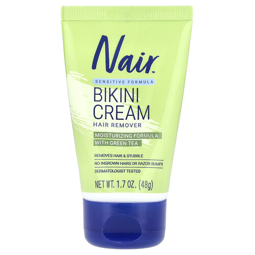 Nair, Bikini Cream Hair Remover, Bikini-Creme-Haarentferner, empfindliche Formel, 48 g (1,7 oz.)