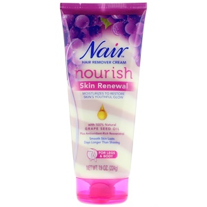 Отзывы о Nair, Hair Remover Cream, Nourish, Skin Renewal, For Legs & Body, 7.9 oz (224 g)