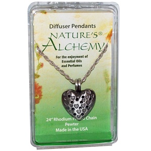 Отзывы о Натурес Алкеми, Heart Necklace, Diffuser Pendants, 1 Pendant