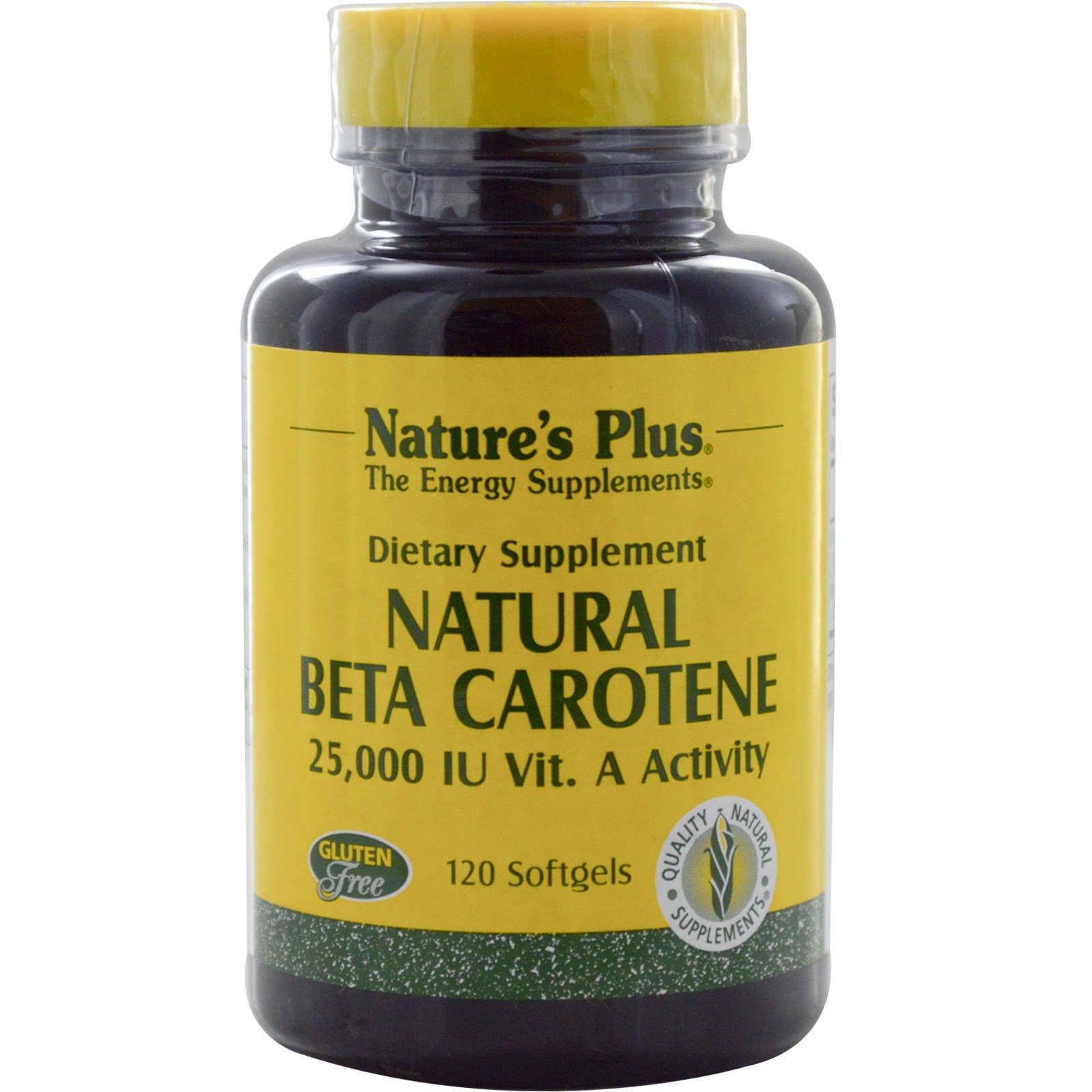 Nature's Plus, Natural Beta Carotene, 120 Softgels iHerb