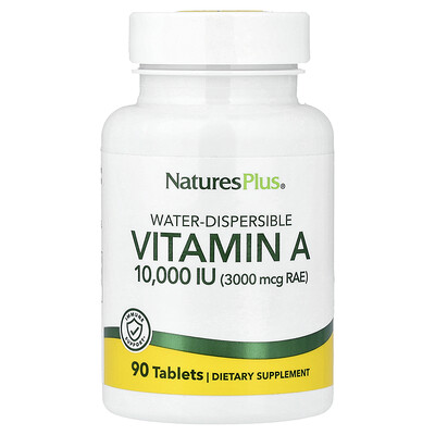 Photos - Vitamins & Minerals Natures Plus NaturesPlus, Water-Dispersible Vitamin A, 90 Tablets NAP-00981 