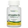 Nature's Plus‏, Vitamin D3, 125 mcg (5,000 IU), 60 Softgels