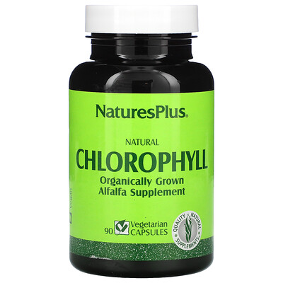 Nature's Plus Натуральный хлорофилл, 90 растительных капсул