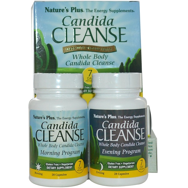 Nature's Plus, Candida Cleanse, 7 Day Program, 2 Bottles, 28 Capsules