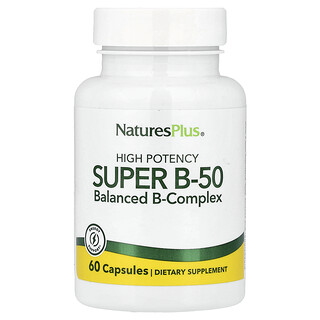 NaturesPlus, Süper B-50, 60 Kapsül