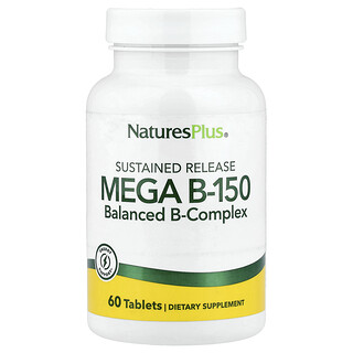 NaturesPlus, Mega B150, Liberación prolongada, 60 comprimidos