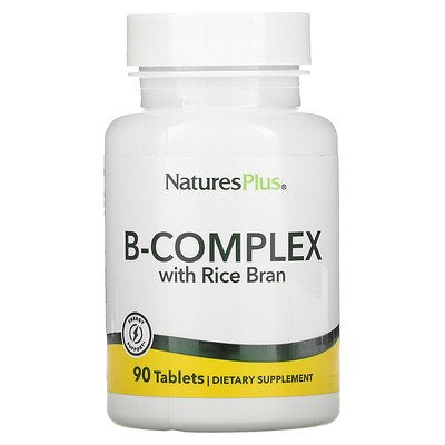 

NaturesPlus B-Complex with Rice Bran 90 Tablets