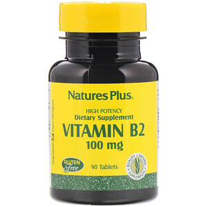 Отзывы о Натурес Плюс, Vitamin B-2, 100 mg, 90 Tablets
