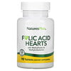 Nature's Plus, Folic Acid Hearts, 90 Tablets