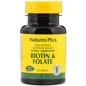 Натурес Плюс, Biotin & Folate, 30 Tablets отзывы покупателей