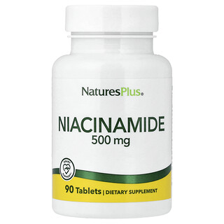 NaturesPlus, Niacinamid, 500 mg, 90 tablet
