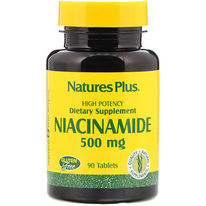Отзывы о Натурес Плюс, Niacinamide, 500 mg, 90 Tablets