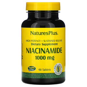 Отзывы о Натурес Плюс, Niacinamide, 1000 mg, 90 Tablets