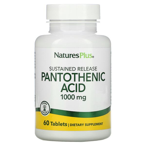Pantothenic Acid, 1000 mg, 60 Tablets