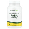 PABA, s postupným uvolňováním, 1 000 mg, 60 tablet
