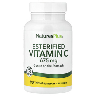 NaturesPlus, Esterificirani vitamin C, 675 mg, 90 tableta