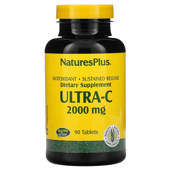 Nature's Plus‏, Ultra-C,‏ 2,000 מ"ג, 90 טבליות
