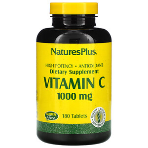 Отзывы о Натурес Плюс, Vitamin C, 1000 mg, 180 Tablets