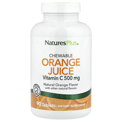 Orange Juice Chewable Vitamin C 500 mg