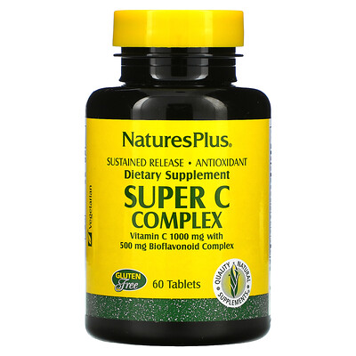 Nature's Plus Super C Complex, 60 Tablets