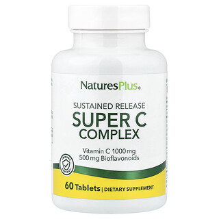 NaturesPlus, Super C Complex, Sustained Release, 60 Tablets