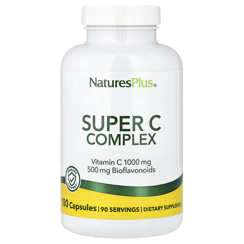 NaturesPlus, Super C Complex, C-Komplex, 180 Kapseln