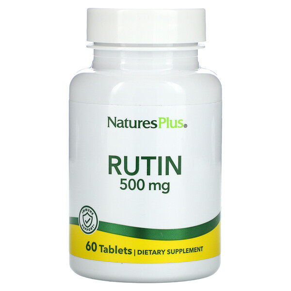 Nature's Plus, Рутин, 500 мг, 60 таблеток
