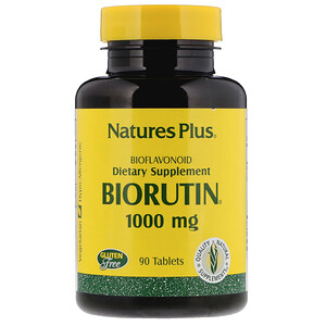 Натурес Плюс, Biorutin, 1000 mg, 90 Tablets отзывы