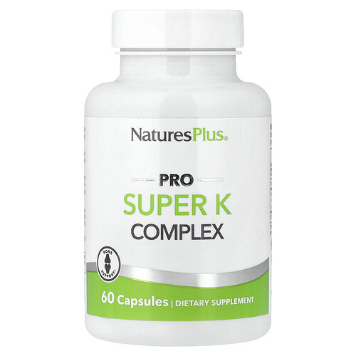 네이쳐스 플러스 NaturesPlus, 프로 슈퍼 K 복합체, 캡슐 60정(캡슐 1정당 2,040mcg)