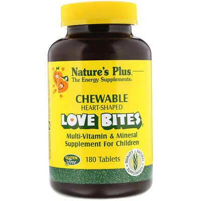 

Love Bites Multi-Vitamin & Mineral, Supplement For Children, 180 Tablets