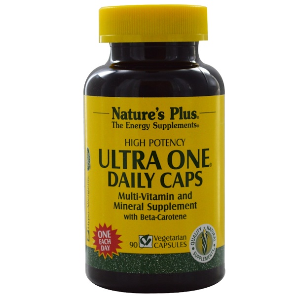Nature's Plus, Ultra One Daily Caps, 90 Veggie Caps (Discontinued Item) 