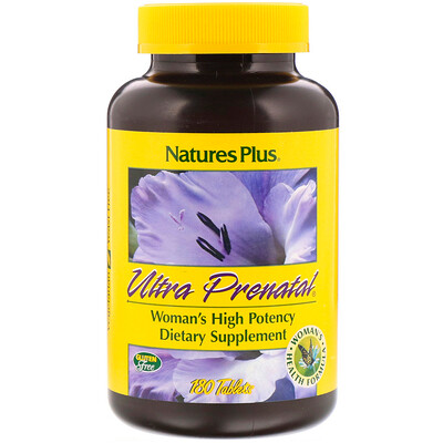 Nature's Plus Ultra Prenatal, пренатальные витамины, 180 таблеток