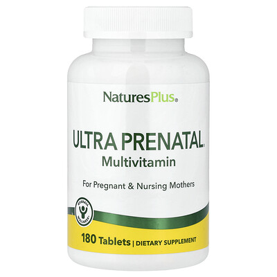 Product Image for NaturesPlus, Ultra Prenatal Multivitamin, 180 Tablets