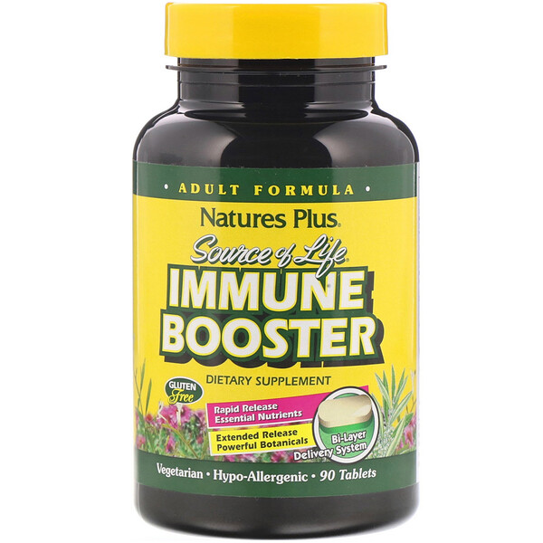 Nature's Plus, Source of Life, Immune Booster, 90 Tablets