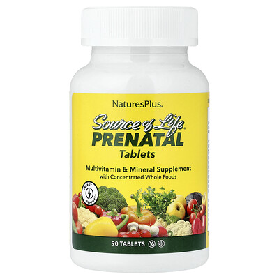Product Image for NaturesPlus, Source of Life , Prenatal, 90 Tablets
