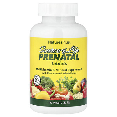 Product Image for NaturesPlus, Source of Life , Prenatal, 180 Tablets