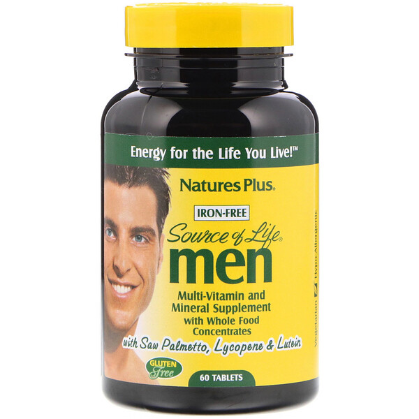 Nature's Plus, Source of Life, Men, MultiVitamin and Mineral