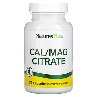 Nature's Plus, Cal/Mag Citrate, 90 Capsules