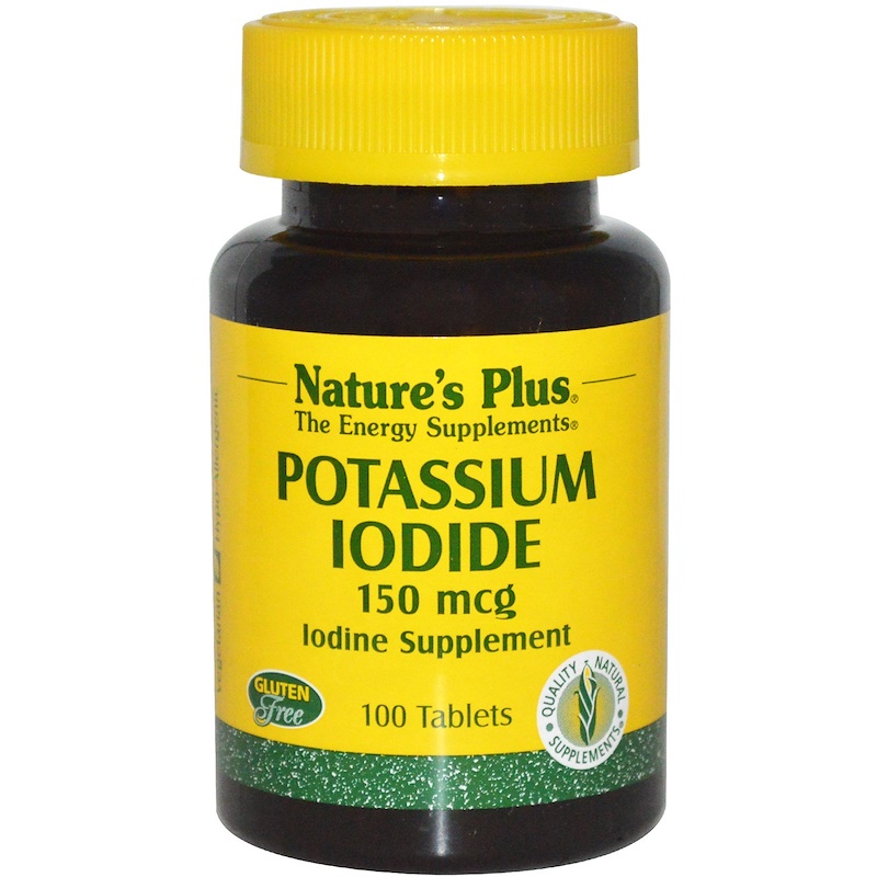 Nature's Plus, Potassium Iodide, 150 mcg, 100 Tablets