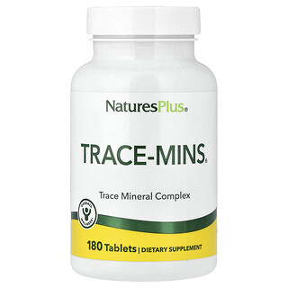 NaturesPlus, Minerais traço, 180 comprimidos