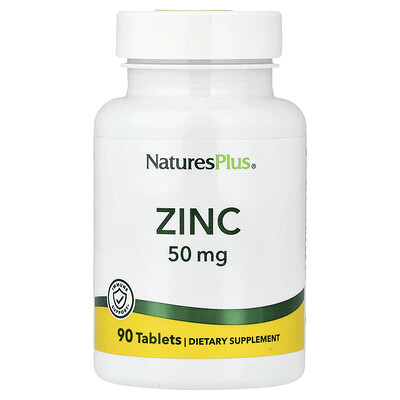 Product Image for NaturesPlus, Zinc, 50 mg, 90 Tablets
