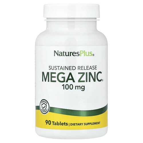 Naturesplus Mega Zinc®, Sustained Release , 100 mg, 90 Tablets