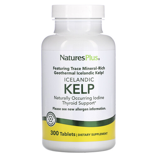 Naturesplus Icelandic Kelp, 300 Tablets (150 mg per Tablet)