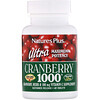 Nature's Plus, Ultra Cranberry 1000, 60 Comprimidos