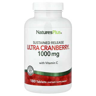 NaturesPlus, Ultra Cranberry™, Liberación prolongada, 180 comprimidos
